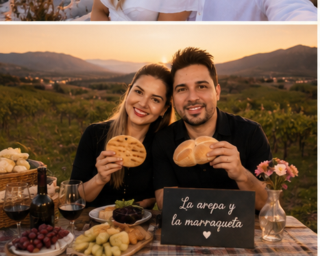 La arepa y la marraqueta